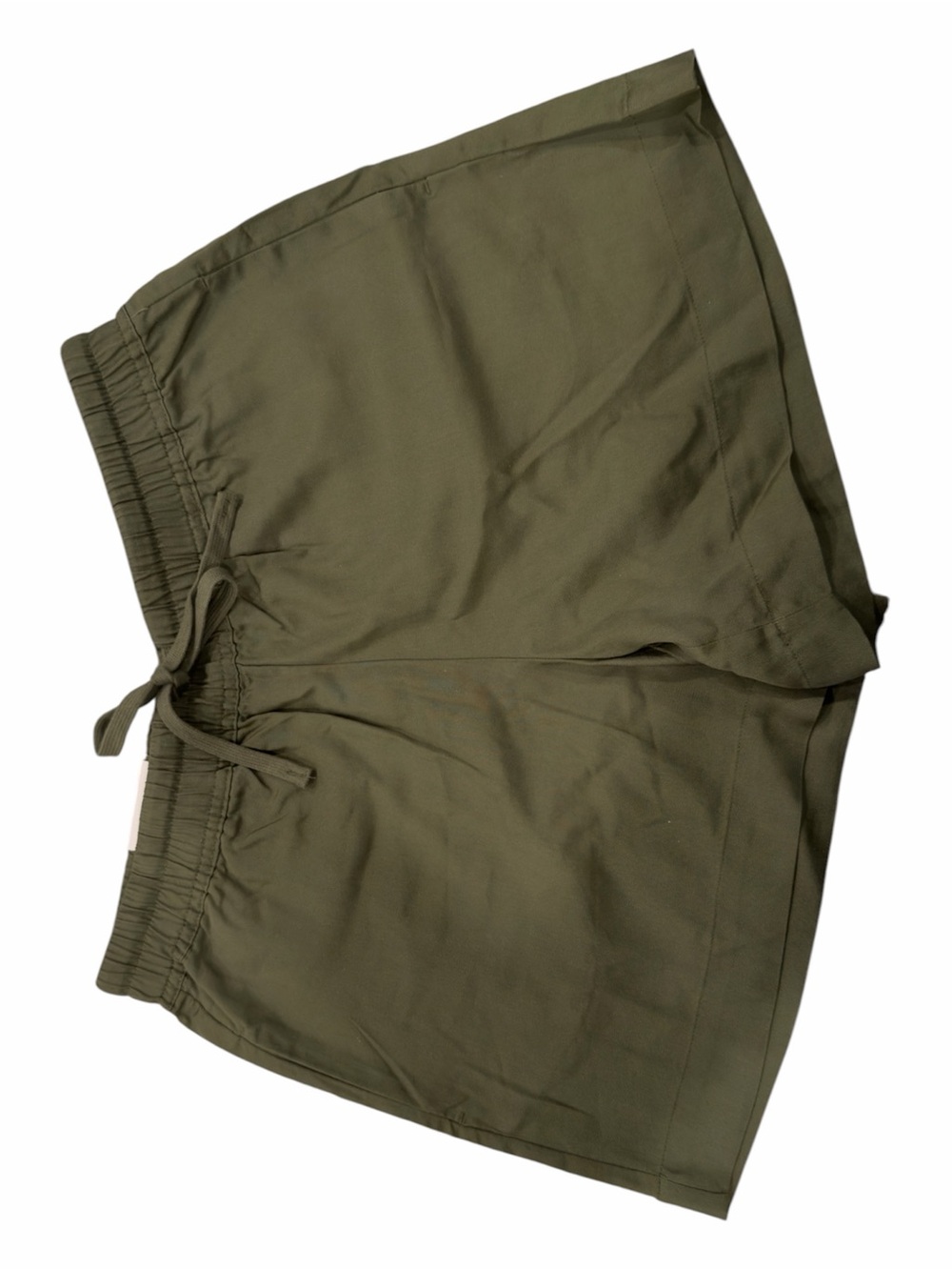 Hilary Radley Olive Green Elastic Waist Pull-On Shorts
